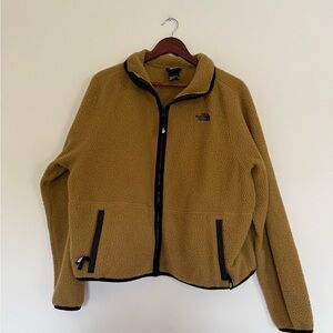 The North Face Women's Mustard Fleece Sherpa Jacket